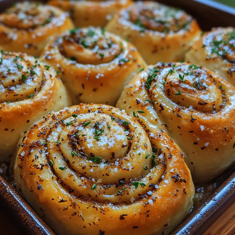 There's something truly special about the aroma of freshly baked rolls wafting through the kitchen. Homemade rolls are not just a staple; they are part of the comforting tapestry of family gatherings and special occasions. They bring people together, inviting them to share in the warmth of home-cooked meals. Among the myriad of roll recipes, Herb & Garlic Swirl Rolls stand out with their unique flavor profile. The aromatic blend of fresh herbs and garlic elevates these rolls beyond the ordinary, creating a culinary experience that delights the senses.