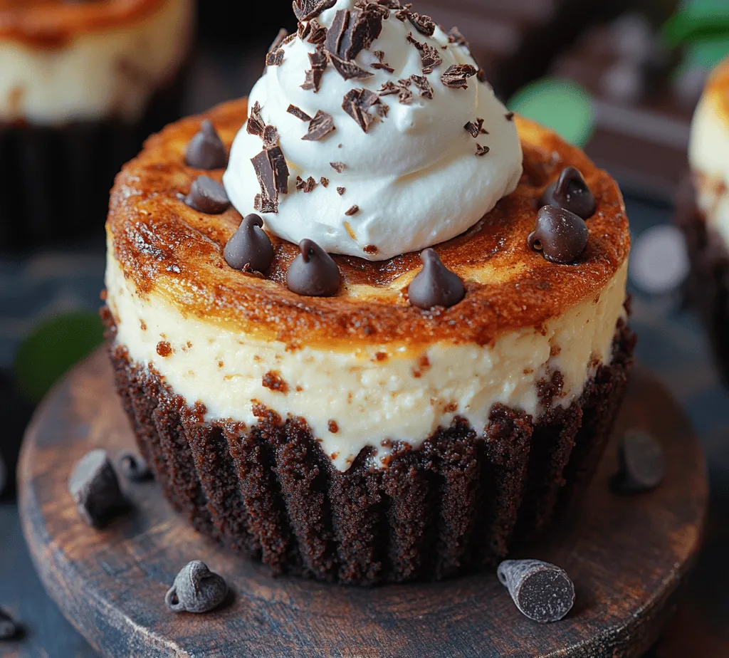 If you’re looking for a dessert that perfectly marries the rich, fudgy goodness of brownies with the creamy, tangy delight of cheesecake, then look no further than Brownie Bottom Mini Cheesecakes. This indulgent treat is a dream come true for chocolate lovers and cheesecake aficionados alike. Each mini cheesecake is crafted with a decadent brownie base topped with a fluffy cheesecake layer, creating a harmonious blend of flavors and textures that is simply irresistible.