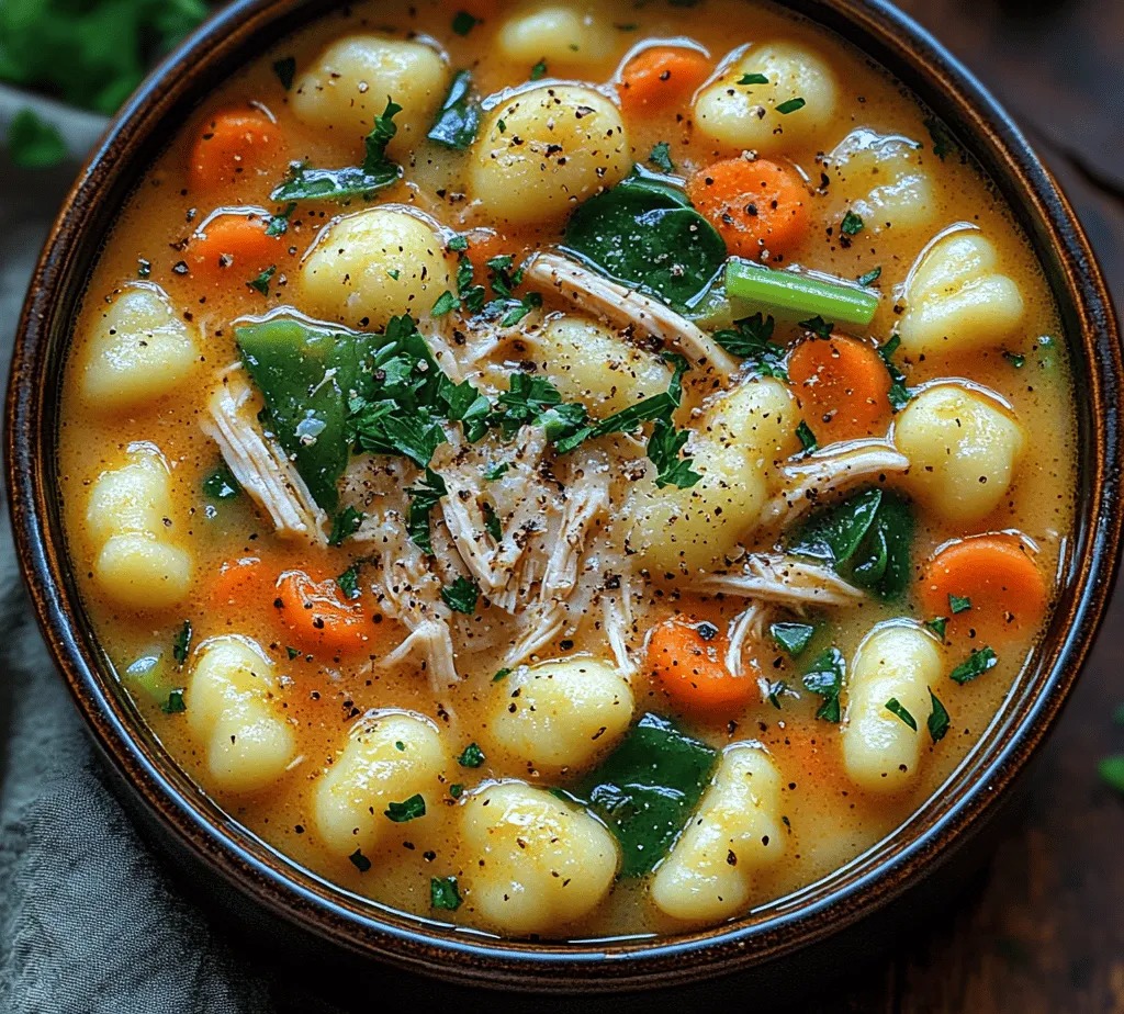 Olive oil is the unsung hero of many culinary creations, and it plays a pivotal role in the Creamy Chicken Gnocchi Delight. This versatile oil is not only essential for sautéing your vegetables but also adds a depth of flavor that enhances the overall dish. Its rich, fruity notes complement the other ingredients, while its health benefits, such as being high in monounsaturated fats and antioxidants, make it a nutritious choice. When selecting olive oil for this recipe, opting for extra virgin olive oil can elevate the flavor profile even further, imparting a robust taste that will meld beautifully with the other components of the dish.