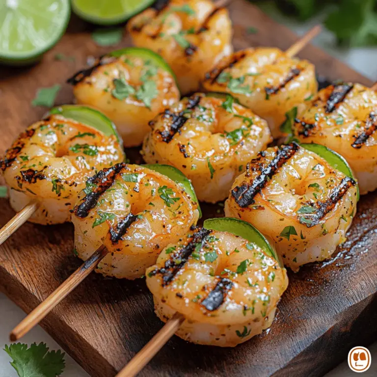 When the sun is shining and the days are long, there’s nothing quite like the taste of the tropics to elevate your summer gatherings. One dish that embodies this vibrant essence is Tropical Coconut Lime Shrimp Skewers. This delightful recipe marries succulent shrimp with a refreshing combination of coconut, lime, and spices, creating a dish that is not only delicious but also visually stunning. Perfect for beach parties, backyard barbecues, or intimate dinners, these skewers will transport you to a sun-kissed paradise with every bite.