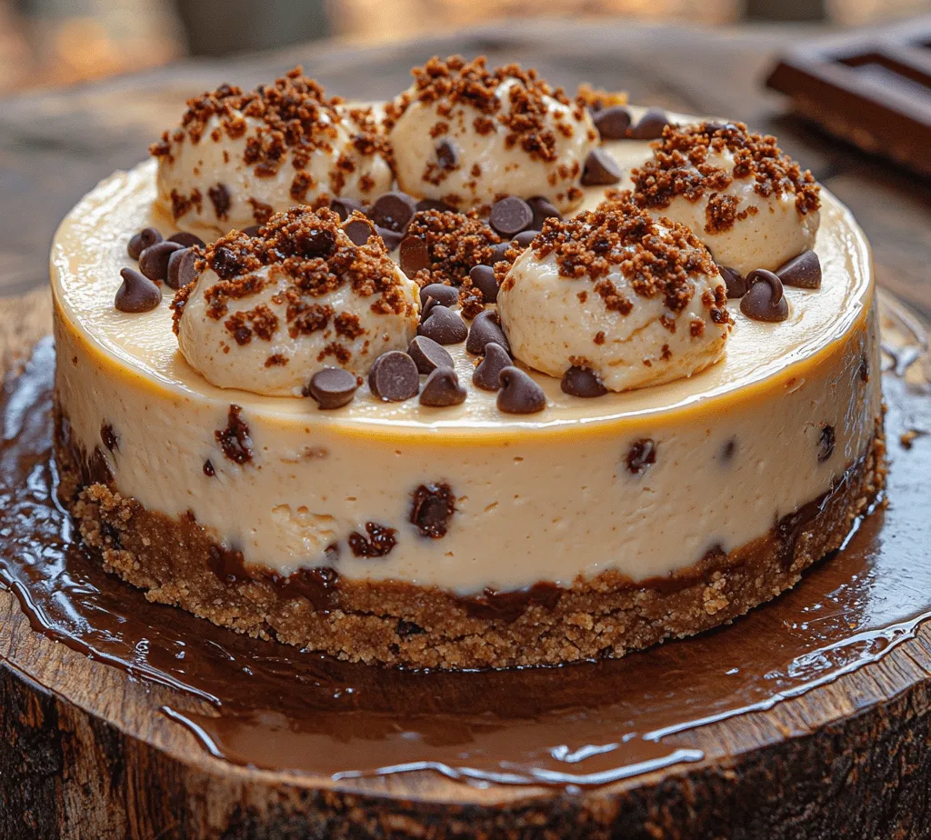 Cheesecakes and cookie dough are two iconic desserts that have captured the hearts of dessert lovers everywhere. Whether it's the creamy richness of a classic cheesecake or the nostalgic taste of raw cookie dough, these treats have become staples in the world of indulgence. Imagine the delight of combining these two favorites into one show-stopping dessert: the Chunky Chocolate Chip Cookie Dough Cheesecake. This recipe is not only a feast for the eyes but also a blend of textures and flavors that makes it a perfect centerpiece for special occasions, family gatherings, or even a cozy night in.