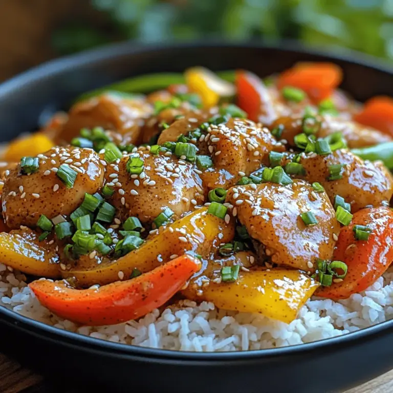Spicy Peanut Butter Chicken Stir-Fry is a vibrant and flavorful dish that has gained popularity for its hearty combination of spices, savory notes, and the rich nuttiness of peanut butter. This dish appeals to a wide audience, from busy families looking for quick weeknight dinners to meal prep enthusiasts who appreciate the balance of flavor and nutrition. The fusion of spicy, savory, and nutty flavors creates a delightful culinary experience that engages the palate while satisfying hunger.