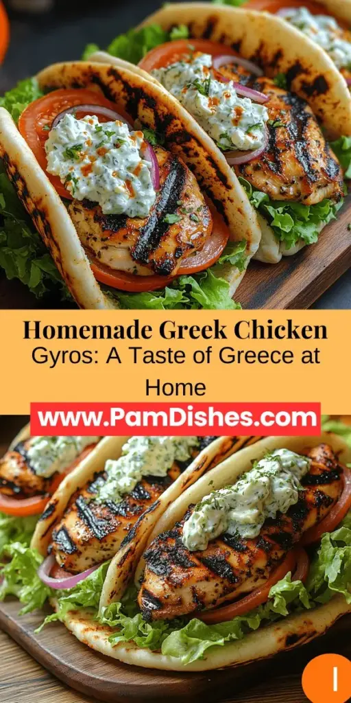 Discover the essence of Greek cuisine with our recipe for Authentic Greek Chicken Gyros. This delightful dish transports you to Greece, showcasing tender marinated chicken wrapped in warm pita with fresh veggies and tzatziki sauce. Learn about the rich history of gyros, the essential ingredients, and follow our easy step-by-step guide to create your own mouthwatering version at home. Perfect for sharing with family and friends, enjoy a taste of Greece today!