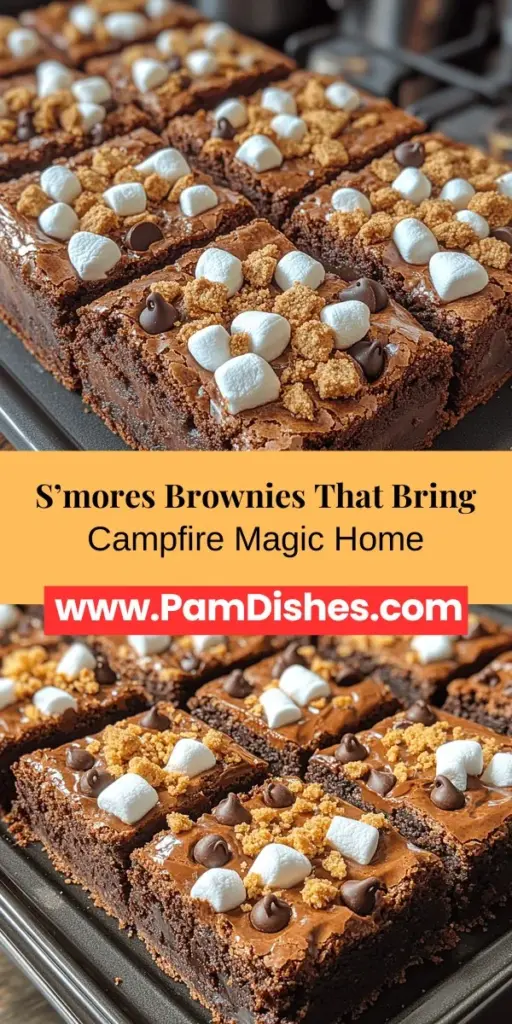 Discover the perfect dessert that captures the essence of summer nights and cozy gatherings with these s'mores brownies. This delightful fusion combines ooey-gooey marshmallows, crunchy graham crackers, and rich chocolate brownies into one decadent treat. Ideal for parties, picnics, or family events, each bite of these scrumptious brownies is reminiscent of campfire memories. Follow our step-by-step guide to create a mouthwatering dessert that’s sure to impress everyone!
