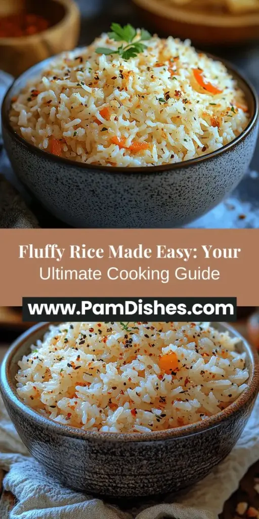Unlock the secret to cooking perfect fluffy rice with this simple recipe! Learn about different rice varieties, like Jasmine and Basmati, and discover essential cooking techniques, including rinsing, proper water ratios, and the importance of steam cooking. Elevate your dining experience by mastering this staple dish. Whether you’re preparing a family meal or impressing guests, fluffy rice is the key to enhancing any culinary creation. Dive into this easy guide for a deliciously satisfying outcome!