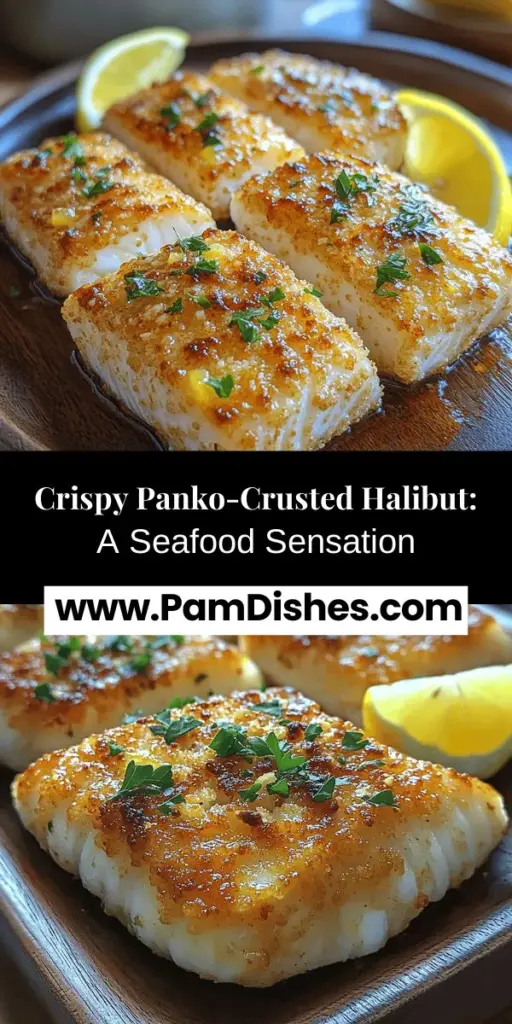 Explore a culinary delight with this Crispy Panko-Crusted Halibut recipe that transforms a simple fish into a gourmet experience. With its juicy, tender halibut and a crunchy panko coating, this dish is perfect for impressing guests or enjoying a weeknight dinner. Learn about the fresh, high-quality ingredients like halibut, panko breadcrumbs, and aromatic spices that enhance flavor and texture. Get ready to savor a crowd-pleasing seafood masterpiece that's as nutritious as it is delicious!
