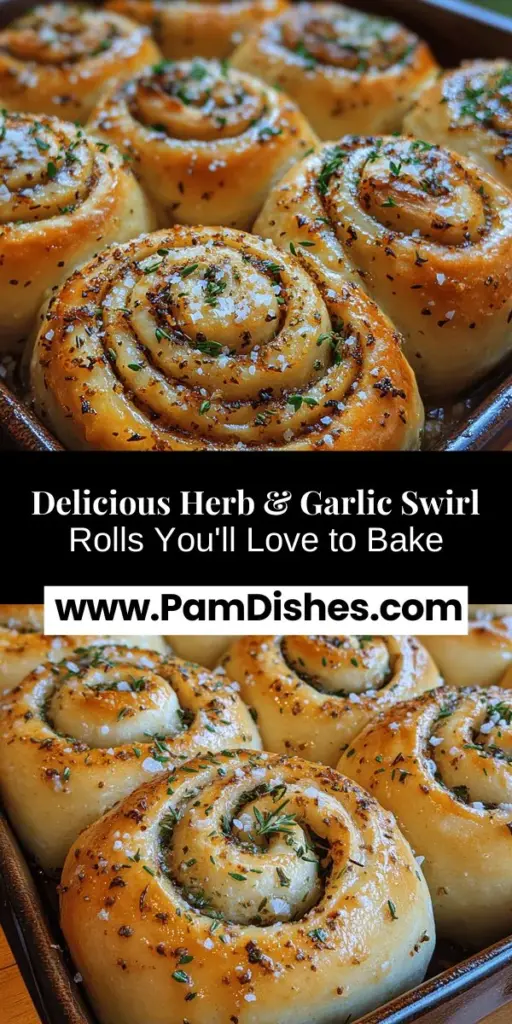 Discover the delightful world of homemade Herb & Garlic Swirl Rolls! Perfect for family gatherings or as a comforting side dish, these rolls combine fresh herbs, garlic, and cheesy flavor for an irresistible treat. Even novice bakers can master this simple recipe with clear, step-by-step instructions. Whether served warm with soup or enjoyed as a snack, these rolls are a culinary experience that will impress everyone at the table. Start baking and savor the delicious aroma that fills your home!