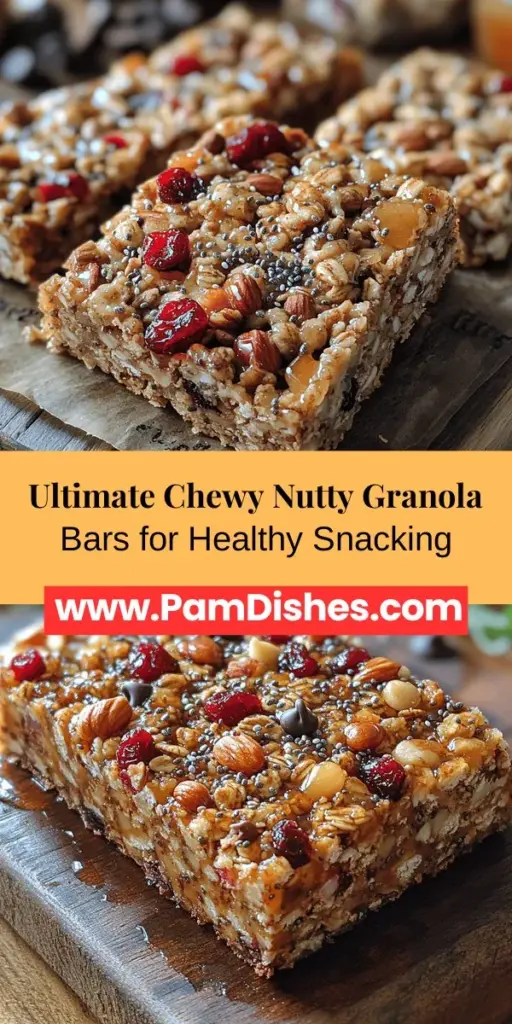 Discover the joy of homemade snacks with the Ultimate Chewy Nutty Granola Bars recipe. These delicious bars are not only easy to make but also packed with energy-boosting ingredients like rolled oats, nut butter, nuts, seeds, and dried fruits. Perfect for a post-workout fuel or a midday treat, these wholesome bars are customizable to suit your taste and dietary preferences. Say goodbye to store-bought snacks and indulge in a nutritious, guilt-free delight that you can feel good about!