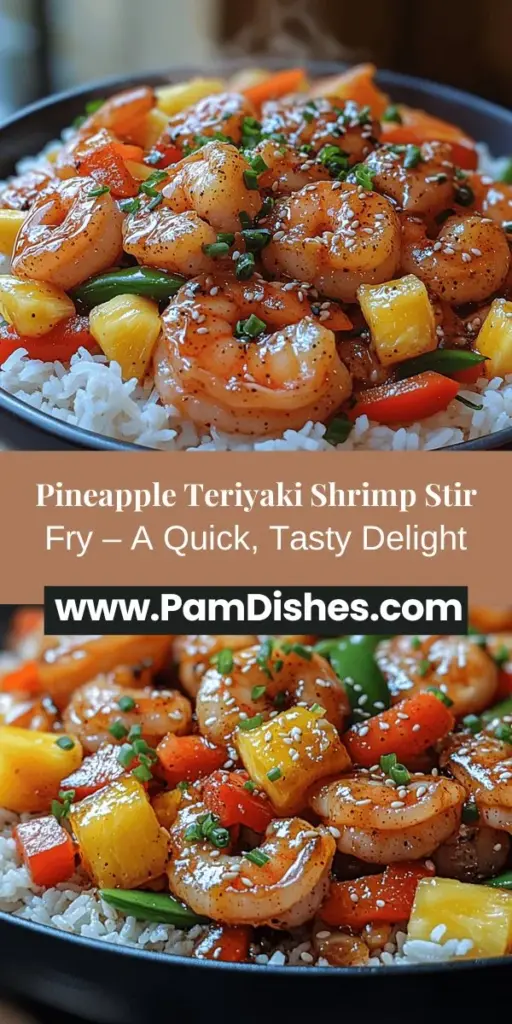 Discover the vibrant flavors of Pineapple Teriyaki Shrimp Stir Fry, a perfect blend of sweet pineapple and savory shrimp that will delight your taste buds. This dish is not only delicious but also packed with nutrients, making it a healthy choice for any meal. With a quick cooking process, it’s ideal for weeknight dinners or special occasions. Follow simple preparation and cooking tips to create a stunning dish that’s colorful, nutritious, and oh so satisfying. Get ready to impress your family and friends with this flavorful fusion delight!