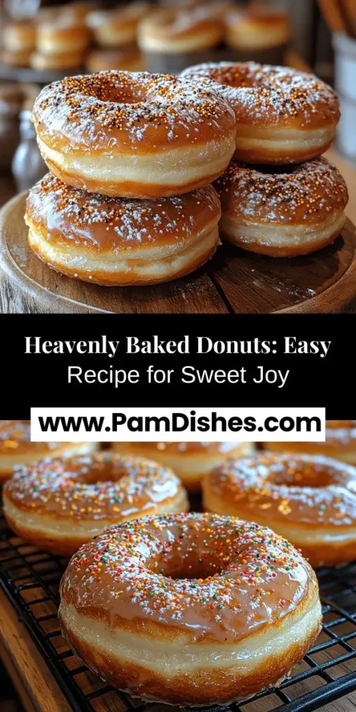 Discover the joy of making delicious and healthier baked donuts right in your kitchen with this easy recipe! Enjoy the delightful aroma of fresh donuts as you follow simple steps to create soft, pillowy treats. Customize your donuts with various flavors, toppings, and fillings to suit any palate. From weekend brunch to snack time, these versatile baked donuts are perfect for any occasion. Dive into the world of baking and impress your loved ones with these heavenly delights!