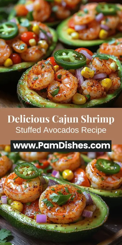 Discover the vibrant flavors of Cajun Shrimp Stuffed Avocados, a delightful dish that combines succulent shrimp seasoned with bold Cajun spices and creamy avocado halves. Perfect for a light meal or impressive appetizer, this recipe is a celebration of fresh ingredients and colorful presentation. Packed with nutrition, it's a healthy choice for any occasion. Dive into a culinary journey that marries taste with nutrition and makes mealtime a feast for the eyes and palate!
