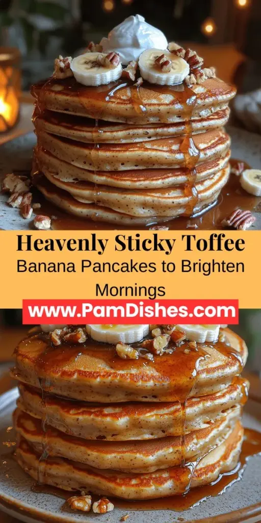 Start your mornings with a twist on a classic favorite with Sticky Toffee Banana Pancakes. This easy-to-follow recipe combines the sweetness of ripe bananas and a luxurious sticky toffee sauce to create a breakfast experience that's both indulgent and satisfying. Perfect for special occasions or a cozy brunch, these fluffy pancakes will impress family and friends alike. Elevate your breakfast game and treat yourself to this delightful fusion of flavors.