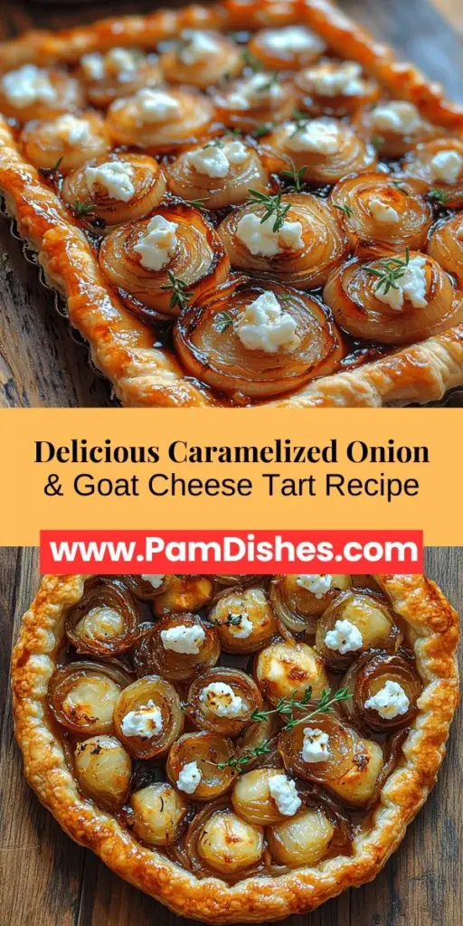 Discover the delicious world of caramelized onion and goat cheese tart, a savory pastry that boasts rich flavors and a stunning presentation. This recipe combines sweet caramelized onions with creamy goat cheese, all enveloped in a flaky puff pastry crust. Perfect for brunch, dinner, or entertaining, this tart is easy to make and will impress your guests. Explore the origins, ingredients, and step-by-step instructions to create this culinary delight that balances elegance and comfort flawlessly. Enjoy a tasty dish that is both nutritious and satisfying!