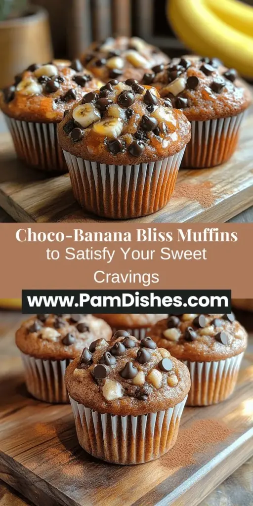 Indulge in the deliciousness of Choco-Banana Bliss Muffins, where rich chocolate meets naturally sweet bananas. Perfect for breakfast, snacks, or dessert, these simple muffins are a delightful way to use ripe bananas, transforming them into a moist, flavorful treat. With easy-to-follow steps, you can create a batch that fills your home with an irresistible aroma. Enjoy the perfect blend of textures and flavors that will leave everyone wanting more. Get baking today!