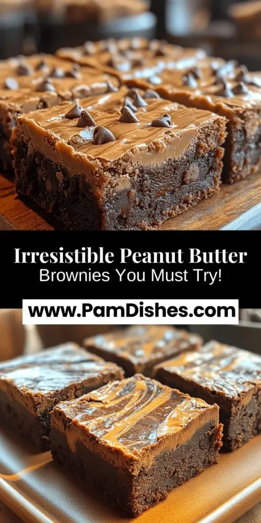 Discover the joy of baking with our irresistible peanut butter brownies, the perfect twist on a classic treat. Combining rich chocolate with creamy peanut butter, these brownies are simple to make and require just a few pantry staples. Ideal for any occasion, this recipe is sure to impress! Follow our step-by-step guide to create fudgy brownies that boast a delightful marbled effect. Experience the comforting aroma and unforgettable taste of this delicious dessert today!