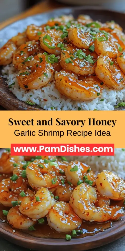 Discover the ultimate quick meal with Honey Garlic Glazed Shrimp, a delicious blend of sweet honey, savory soy sauce, and aromatic garlic. Perfectly cooked shrimp are coated in a glossy glaze that elevates any dinner from ordinary to extraordinary. This recipe is easy to follow and packed with nutritional benefits, making it an ideal choice for busy weeknights or special gatherings. Learn how to make this irresistible dish and impress your family and friends!