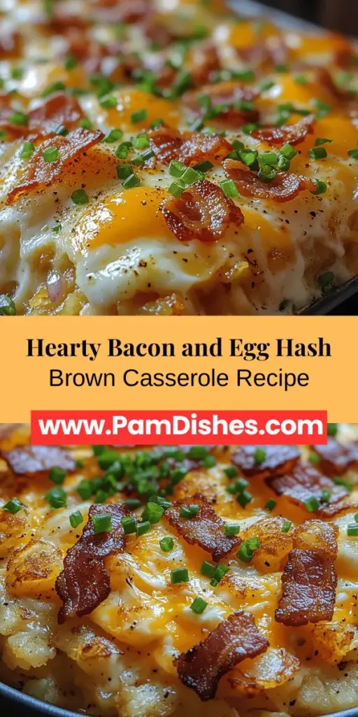 Indulge in the ultimate breakfast comfort with this Crispy Bacon & Egg Hash Brown Delight. This hearty casserole features a delightful combination of crispy bacon, fluffy eggs, and golden hash browns, perfect for any meal—be it a cozy brunch or a quick dinner. Easy to prepare with layers of flavor and texture, this dish promises to elevate your mornings. Discover the secret to achieving that crispy base and creamy finish for an unforgettable dining experience.