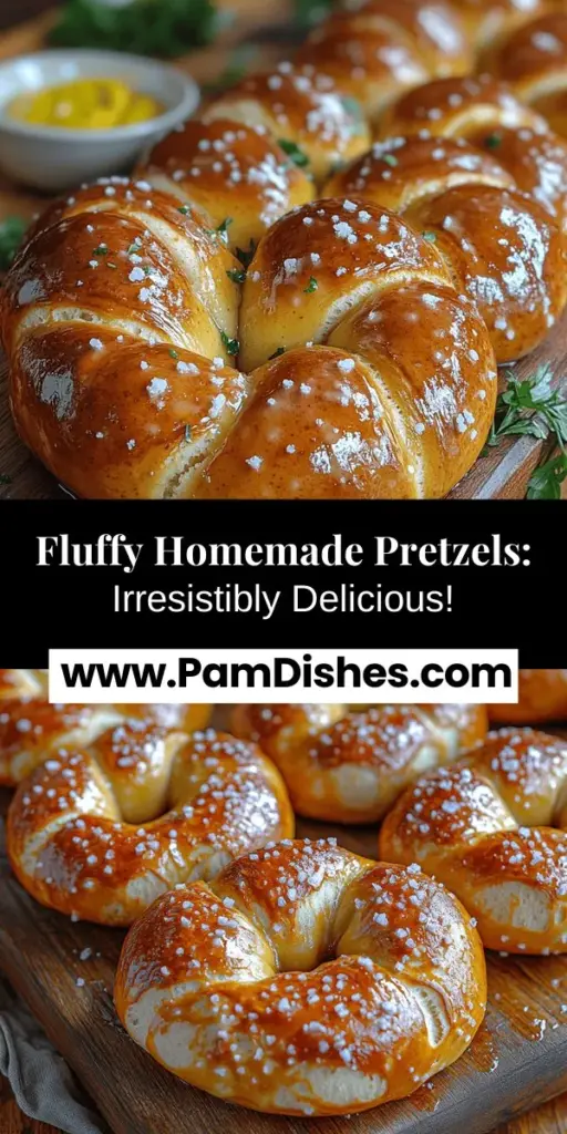 Discover the secret to making the fluffiest soft pretzels right at home! This simple recipe brings warmth and nostalgia to your kitchen, combining traditional flavors with a delightful texture. Perfect for game nights, family gatherings, or just an indulgent snack, these pretzels are easy to shape and customize with your favorite toppings. Follow our step-by-step guide for a delicious cooking experience that will leave everyone craving more. Enjoy fresh, warm pretzels that are far better than store-bought!