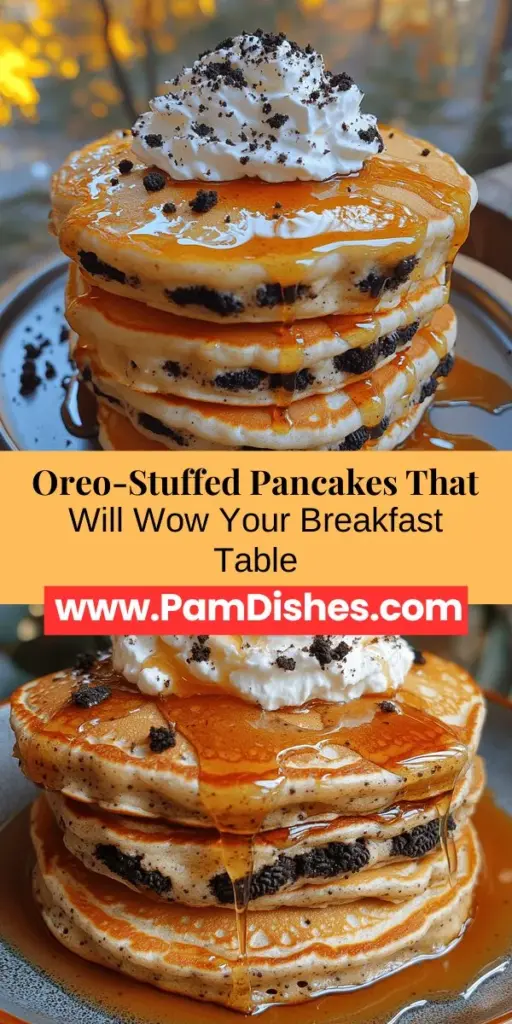 Transform your breakfast routine with these delicious Oreo-Stuffed Pancakes! Imagine fluffy pancakes filled with a creamy Oreo concoction that surprises with every bite. This recipe guides you through making the perfect batter and rich filling, elevating your mornings to a decadent treat suitable for brunch or even dessert. Top them with whipped cream, chocolate sauce, or fresh fruit for a delightful twist. Dive into this easy-to-make, indulgent recipe that the whole family will love!