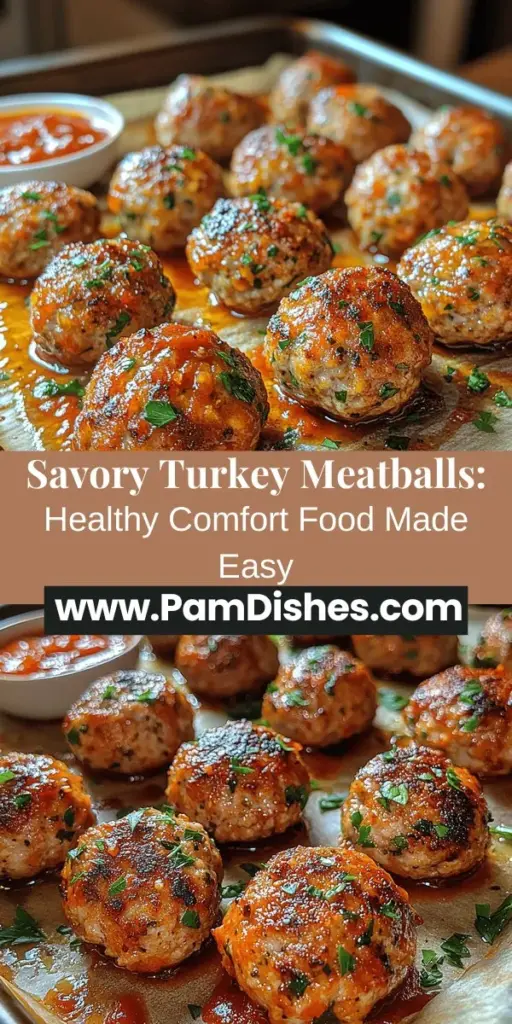 Discover the joy of cooking with this delectable turkey meatballs recipe! These savory and succulent meatballs are a healthier twist on a classic dish, using lean ground turkey for a protein-packed meal that's lower in fat and calories. Perfect for pasta, sub sandwiches, or appetizers, this versatile recipe allows you to experiment with various herbs, spices, and sauces. Experience guilt-free comfort food that’s sure to please everyone at your table!