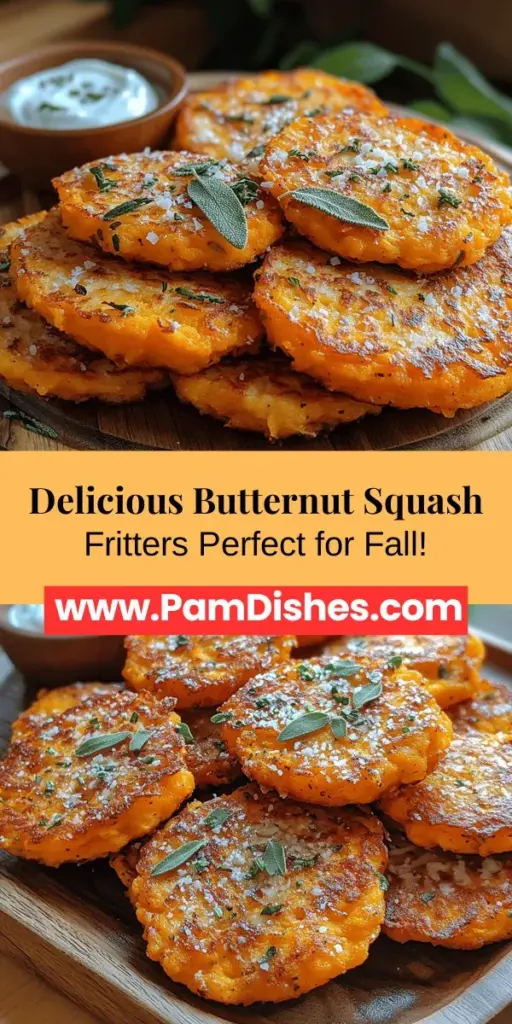 Discover the delicious flavors of autumn with these Savory Butternut Squash Fritters with Sage! This easy recipe combines the sweet, nutty taste of butternut squash with aromatic sage, resulting in crispy, tender fritters perfect for any occasion. Packed with nutrients and versatile in serving options, these fritters can be enjoyed warm as an appetizer, snack, or side dish. Embrace the season and delight your taste buds with this comforting treat!