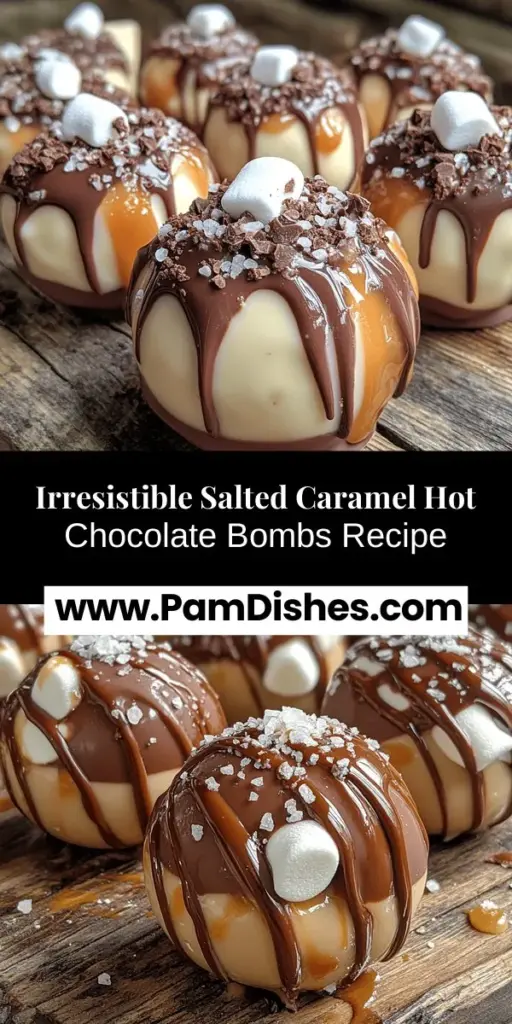 Discover the magic of Heavenly Salted Caramel Hot Chocolate Bombs! This delicious recipe takes your hot cocoa experience to the next level with interactive chocolate spheres that melt into creamy perfection. Filled with rich cocoa, sweet caramel, and fluffy marshmallows, these homemade treats are perfect for cozy gatherings or a personal indulgence on chilly days. Get ready to impress your guests and elevate your winter desserts with this delightful twist on a classic favorite.