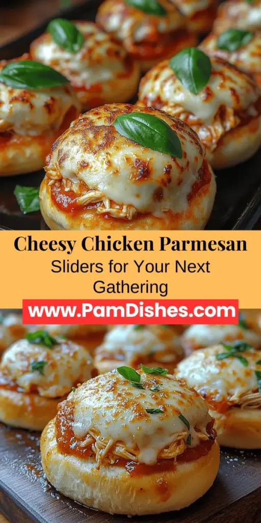 Discover the mouthwatering world of Cheesy Chicken Parmesan Sliders, a fun and tasty twist on the classic chicken parmesan. Perfect for gatherings or cozy family dinners, these sliders feature tender, juicy chicken mixed with rich marinara sauce and gooey cheese, all nestled in soft slider buns. Easy to prepare, these sliders are versatile and customizable for any palate. Join us as we guide you through the steps to create this delicious crowd-pleaser that will have everyone reaching for seconds!