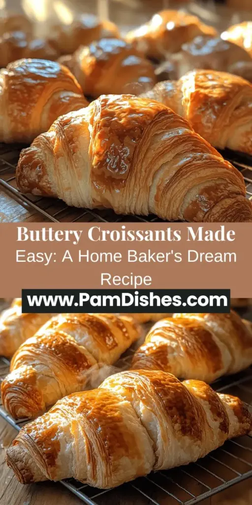 Bring the taste of a French patisserie to your kitchen with this delightful recipe for flaky and buttery croissants. Perfect for bakers of all skill levels, this simplified version uses frozen puff pastry, making it accessible and easy to follow. Discover essential tips and techniques to achieve that coveted golden-brown finish and airy texture. Whether enjoyed plain or filled with sweet or savory options, these croissants will impress family and friends alike. Enjoy the process of creating these classic pastries that are a perfect treat for any time of day.