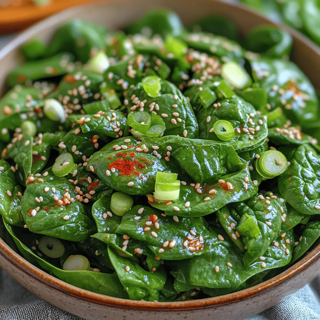In today’s culinary landscape, the fusion of global flavors has transformed the way we think about salads. No longer are they merely a side dish; they have evolved into vibrant meals that can feature a wide array of ingredients and tastes. One such innovative creation is the Simple Spinach Salad with Korean Flair. This salad not only highlights the fresh, crisp texture of spinach but also introduces the bold and savory notes of traditional Korean cuisine, making it a delightful addition to any table.