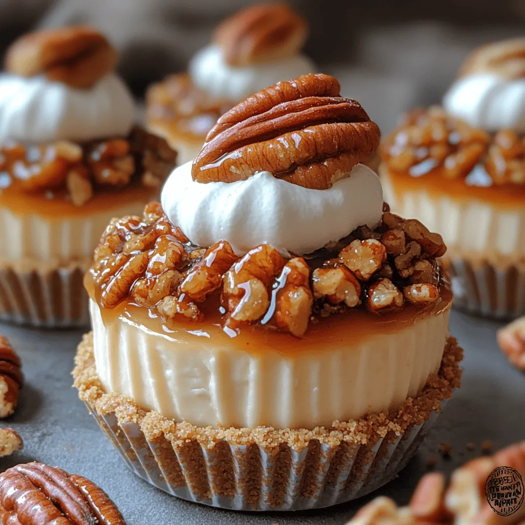 Indulging in a delightful dessert can transform any gathering into a memorable occasion, and mini pecan pie cheesecakes do just that. These charming little treats combine the rich, nutty flavors of classic pecan pie with the creamy, smooth texture of cheesecake, creating a dessert that is both familiar and innovative. The result is a bite-sized confection that offers the best of both worlds, making it a favorite for dessert lovers everywhere.