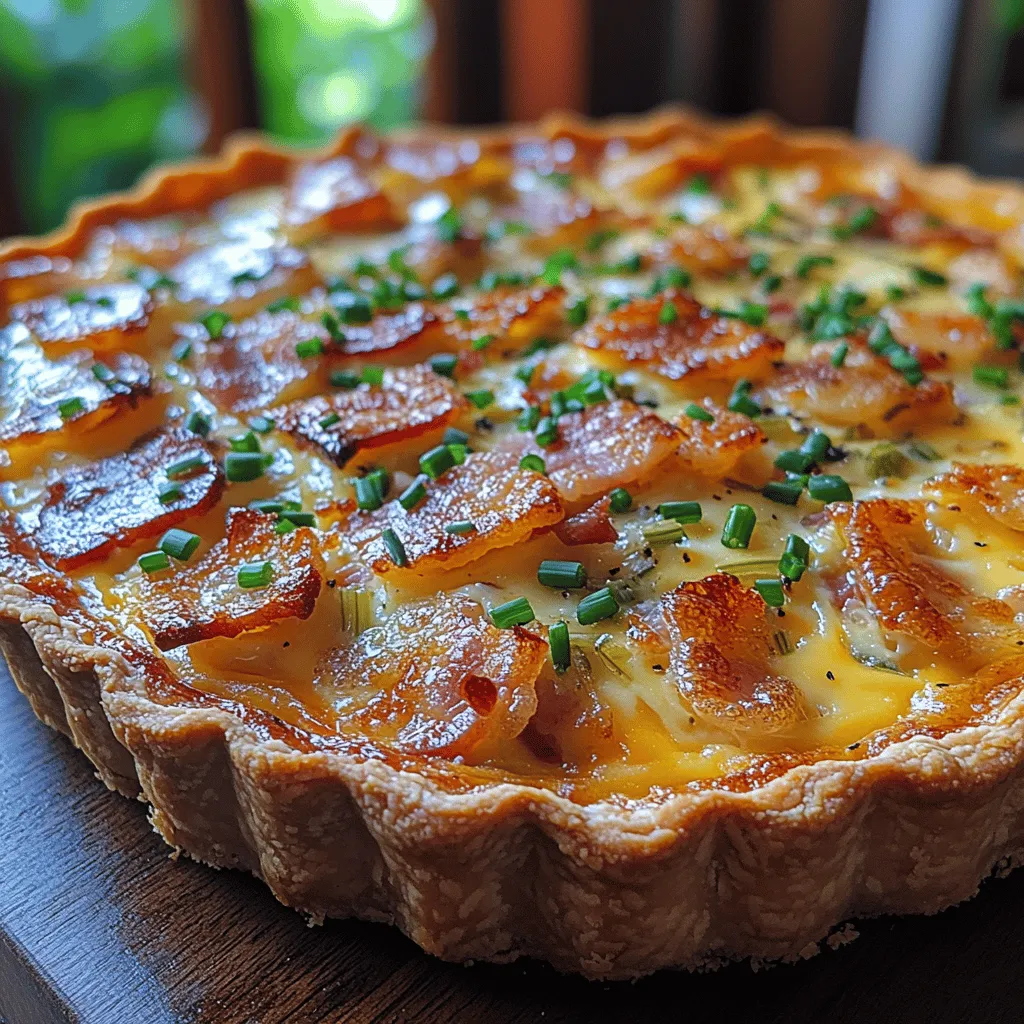 To create the perfect Quiche Lorraine Delight, the bacon is a star ingredient that requires careful preparation for optimal flavor and texture. Start by selecting high-quality bacon; thick-cut varieties often yield the best results. There are several techniques to achieve that coveted crispy bacon.