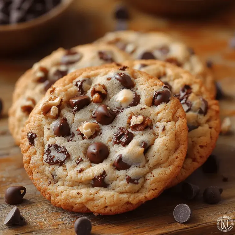 Chocolate chip cookies hold a special place in the hearts of cookie lovers around the globe. Universally adored, these delightful treats combine the perfect balance of sweet, buttery flavors with rich, melted chocolate that brings comfort and joy to all who indulge. The simple yet satisfying experience of biting into a warm chocolate chip cookie evokes nostalgia for many, often transporting them back to childhood memories of baking with family or friends. Whether enjoyed fresh out of the oven or as a late-night snack, these cookies remain a timeless classic.