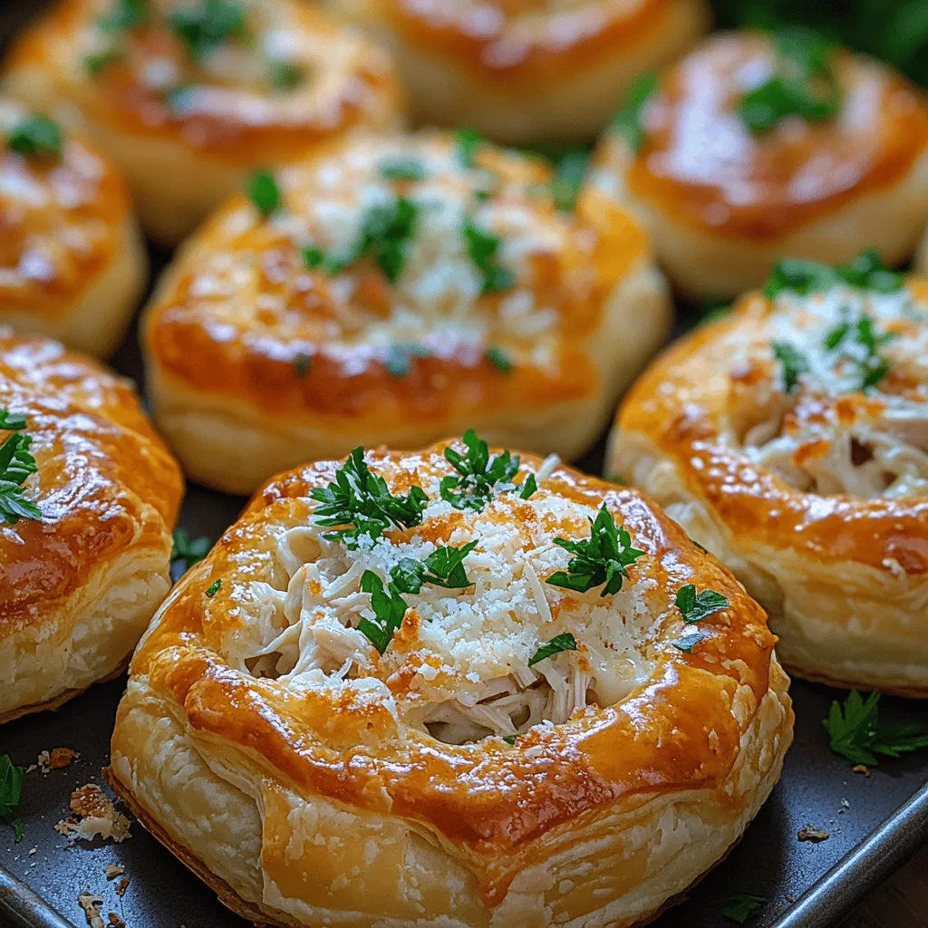 The heart of Chicken Alfredo Crazy Puffs lies in the flavorful filling, which is easy to prepare and incredibly satisfying. Here are the key ingredients that contribute to the deliciousness of the filling: