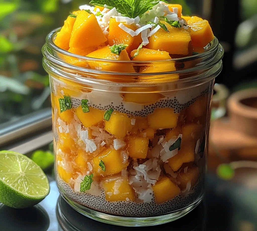 In recent years, chia pudding has soared in popularity, becoming a staple in health-conscious diets. This versatile dish is not only easy to prepare but also packed with nutrients, making it an ideal breakfast, snack, or dessert option. Among the myriad of chia pudding variations, the Tropical Bliss Mango Chia Pudding stands out with its vibrant colors and refreshing flavors, transporting you straight to a sun-soaked beach with every spoonful. This recipe combines the sweetness of ripe mangoes with the creamy texture of coconut milk, resulting in a delightful treat that nourishes both body and soul.