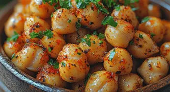 Crispy Chickpea Crunchies: A Healthy Snack Recipe