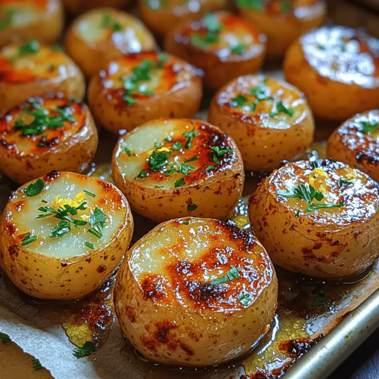 If you're looking for a side dish that is both tantalizingly delicious and simple to prepare, look no further than Sizzling Baked Garlic Butter Potatoes. This dish perfectly marries the rich, creamy texture of butter with the aromatic punch of garlic, resulting in a flavor explosion that complements virtually any main course. Whether you're hosting a dinner party or simply enjoying a cozy family meal, these potatoes are sure to impress.