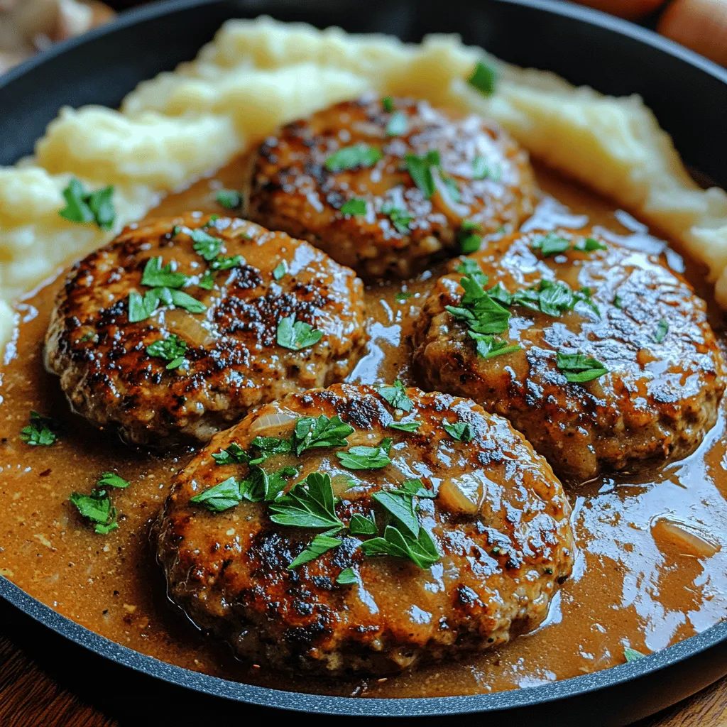 Salisbury steak has long stood as a beloved staple of American comfort food, evoking memories of hearty family dinners and nostalgic home-cooked meals. This dish, which features seasoned ground beef patties smothered in rich brown gravy, offers a satisfying blend of flavors and textures that appeal to both young and old. While pre-packaged Salisbury steaks may offer convenience, nothing compares to the taste and satisfaction of a homemade version crafted with love and care.