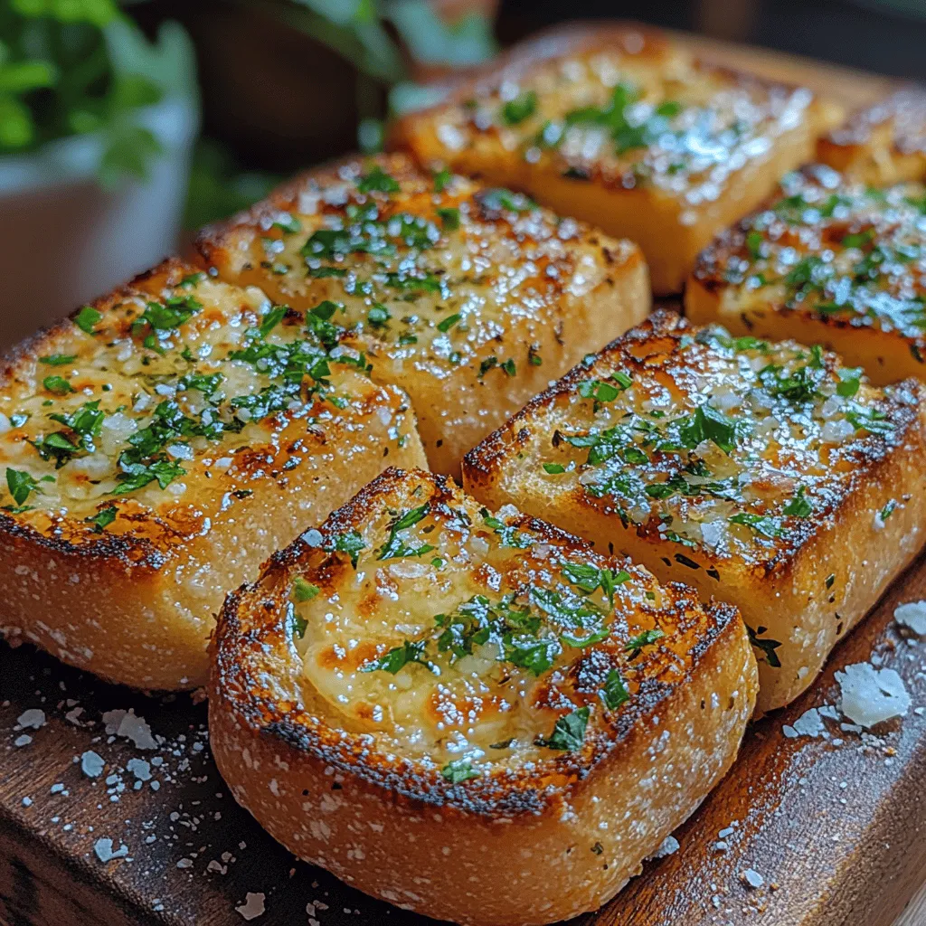 Garlic bread is a timeless classic that has graced tables as a beloved side dish or appetizer for generations. Its irresistible aroma and delectable flavors have made it a staple in Italian cuisine and beyond, often accompanying pasta dishes, salads, and hearty soups. What makes garlic bread truly special, however, is the delightful contrast between a crispy exterior and a soft, flavorful interior. In this recipe, we take garlic bread to the next level by infusing it with fresh herbs, creating a dish that not only complements your meals but also elevates them.