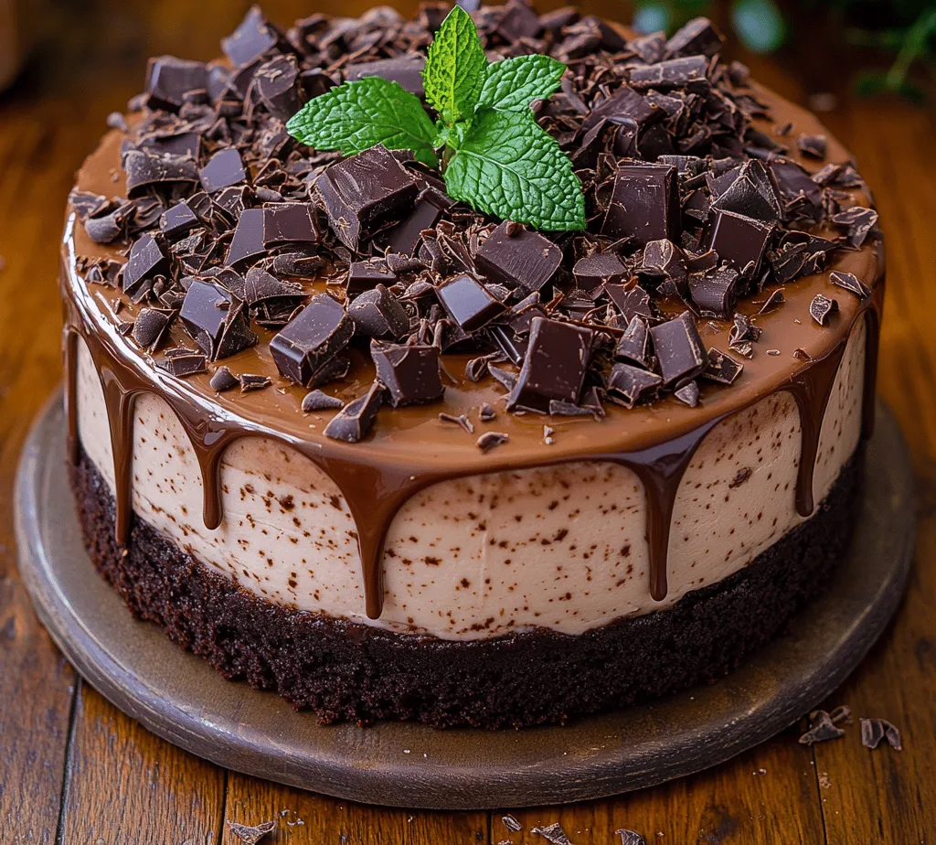 To master the Mint Chocolate Cheesecake Cake, it’s essential to understand its key components, each contributing to the cake’s overall success and flavor.