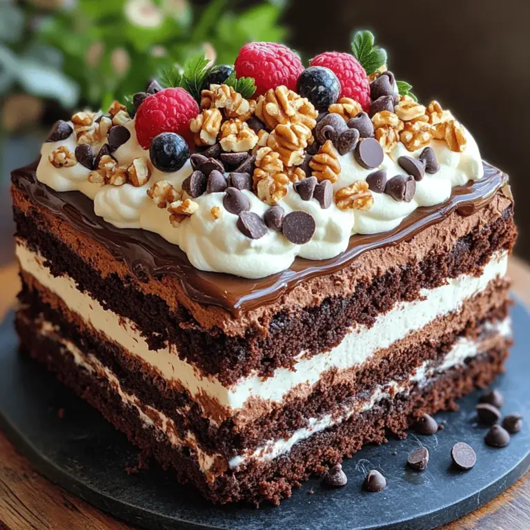 Welcome to the delectable world of layered desserts, where indulgence meets creativity! Today, we are diving into a delightful recipe that captures the hearts of chocolate lovers everywhere: the Choco-Layered Delight: Brownie Refrigerator Cake. This exquisite dessert is not just a treat for the taste buds but also a feast for the eyes, making it a star performer at gatherings and celebrations.