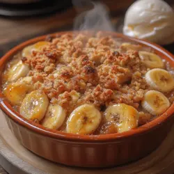 Banana desserts have long held a special place in the hearts of dessert lovers everywhere. Their natural sweetness, versatility, and comforting texture make them a favorite choice for a wide range of occasions, from casual family gatherings to festive celebrations. One of the most delightful ways to enjoy bananas is through a delectable dish known as Heavenly Banana Crumble Delight. This dessert masterfully combines the rich, creamy goodness of ripe bananas with a crunchy, buttery crumble topping, creating an irresistible treat that is sure to satisfy any sweet tooth.