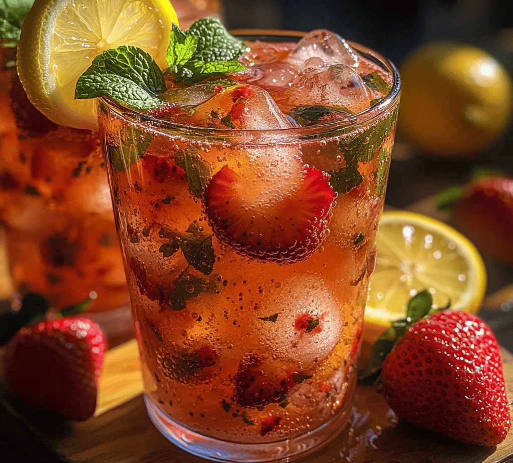 As the sun shines brighter and temperatures rise, there's nothing quite like a refreshing drink to cool you down and lift your spirits. Enter the Sunny Strawberry Citrus Bliss—a delightful summer beverage that encapsulates the essence of sunny days and outdoor gatherings. This drink is not only a treat for the taste buds but also a feast for the eyes, boasting vibrant colors that evoke the warmth of the season.