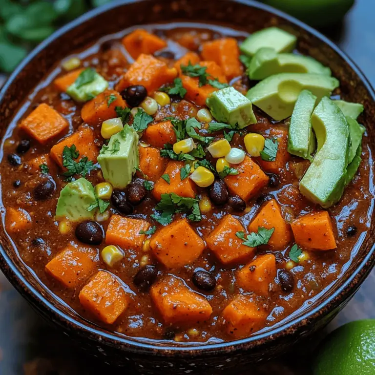 As the days get shorter and temperatures drop, there's nothing quite like a warm bowl of chili to bring comfort and nourishment to your table. Among the myriad of chili recipes out there, the Cozy Sweet Potato & Black Bean Chili stands out as a deliciously hearty option that not only satisfies your taste buds but also nourishes your body. This dish combines the natural sweetness of sweet potatoes with the rich, earthy flavor of black beans, creating a symphony of flavors that will leave you feeling content and cozy.