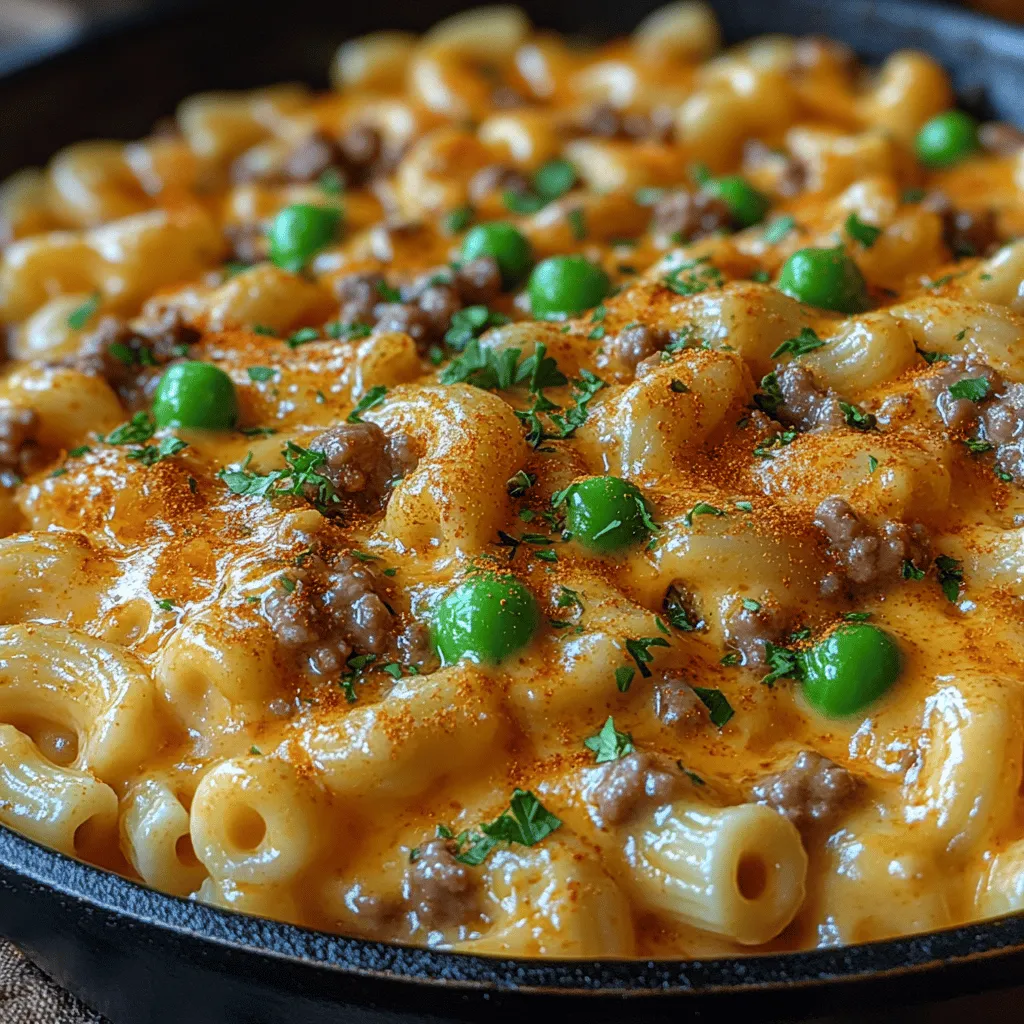 Comfort food has a unique way of evoking nostalgia and warmth, often transporting us back to simpler times filled with family gatherings and shared meals. Among the pantheon of comfort foods, Hamburger Helper stands out as a beloved classic, known for its simplicity, rich flavor, and hearty satisfaction. The Cheesy Delight Hamburger Helper variation takes this time-honored dish to new heights, combining the familiar taste of creamy cheesiness with the convenience of a one-pan meal. This recipe not only caters to traditional tastes but also offers room for healthier adaptations, making it an excellent option for those who want a satisfying meal without the fuss.