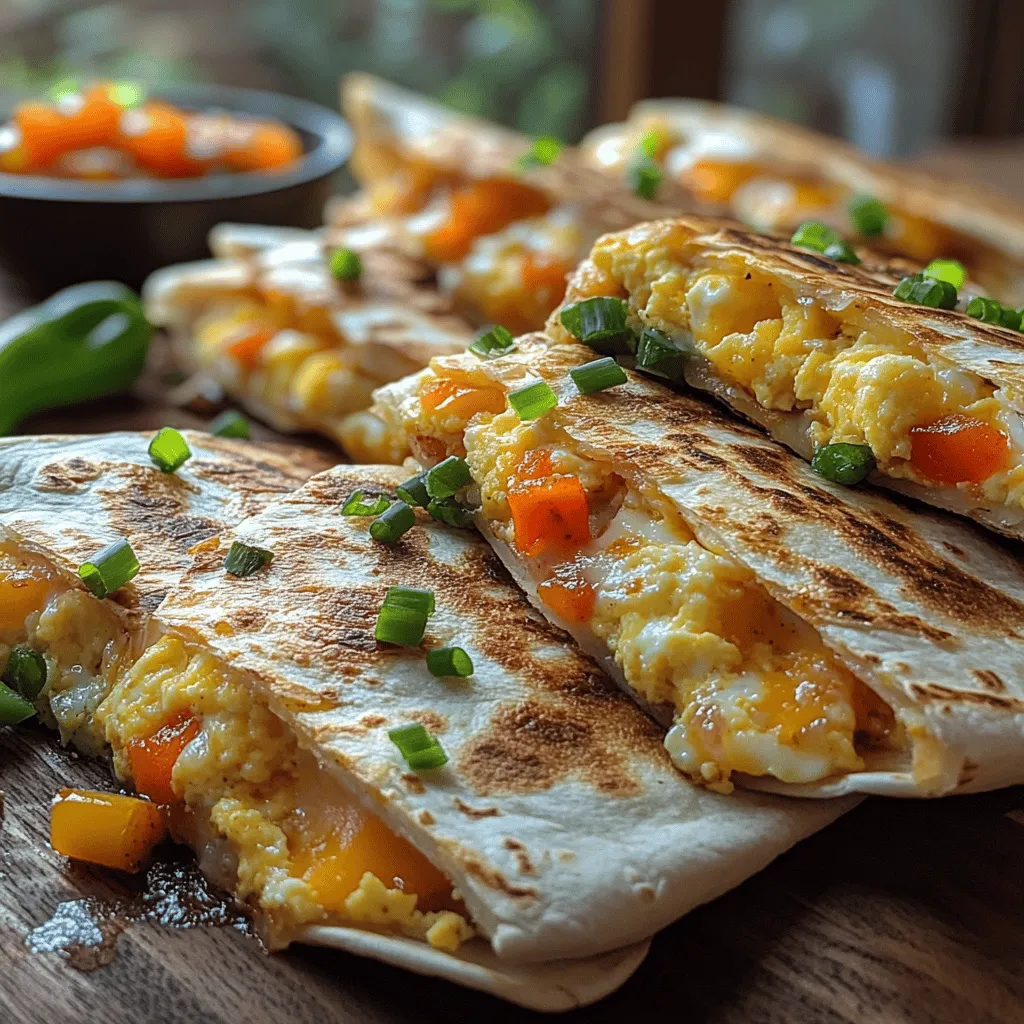 Start your day on a high note with the Cheesy Morning Delight Quesadillas. Imagine biting into a warm, crispy tortilla filled with creamy cheese, fluffy scrambled eggs, and a medley of colorful vegetables. This mouthwatering breakfast dish not only satisfies your hunger but also elevates your morning routine. Whether you are whipping up a quick breakfast for yourself or looking to impress family and friends with your culinary skills, these quesadillas offer a delightful balance of flavors and textures. In this article, we will delve into the ingredients required, provide step-by-step instructions for crafting these delicious quesadillas, and explore the numerous benefits of this breakfast treat.