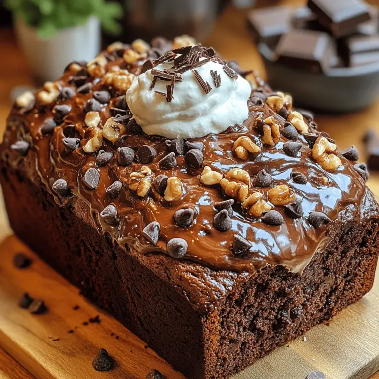 If you’ve ever found yourself torn between the lusciousness of a fudgy brownie and the comforting warmth of freshly baked bread, then you're in for a delightful treat. Introducing the Decadent Hot Fudge Brownie Bread, a sensational fusion dessert that masterfully combines the best of both worlds. Imagine a rich, chocolatey brownie encased in a soft loaf, with gooey hot fudge swirling throughout. This indulgent creation not only tantalizes the taste buds but also offers a unique texture that is sure to impress anyone lucky enough to take a slice.