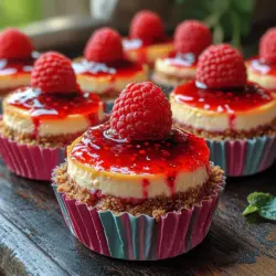 Cheesecakes have long held a beloved place in dessert culture, enticing dessert enthusiasts with their rich, creamy texture and decadent flavors. From classic New York-style cheesecakes to innovative flavor combinations, this dessert has evolved to cater to a wide array of tastes. Among the delicious variations, the Raspberry Bliss Mini Cheesecakes stand out as a vibrant and delightful option that marries the tangy sweetness of raspberries with the smoothness of traditional cheesecake.