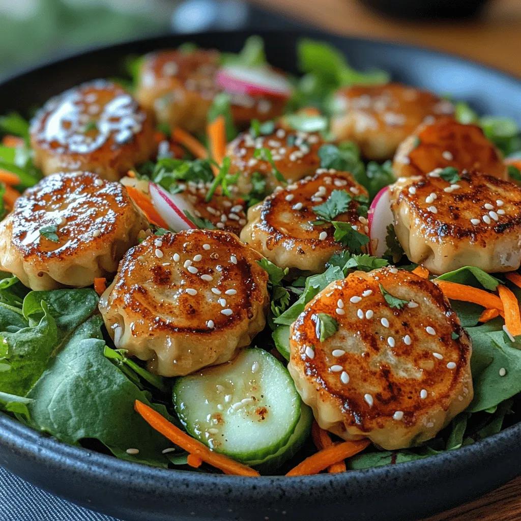 In the world of culinary delights, salads often get a reputation for being light and health-conscious, sometimes lacking in heartiness or excitement. However, innovation in cooking has paved the way for exciting combinations that not only satisfy but also tantalize the taste buds. Enter the Crispy Potsticker Salad with Zesty Sesame Dressing, a dish that combines the best of both worlds. This salad features a vibrant mix of fresh ingredients, complemented by the satisfying crunch of crispy potstickers—making it a fulfilling choice for lunch, dinner, or even as a show-stopping dish at your next gathering.