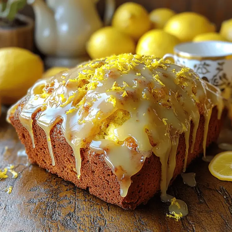 There’s something undeniably delightful about lemon desserts that can brighten up any occasion. The tangy sweetness of lemon adds a refreshing twist to traditional baked goods, making them perfect for any time of the day. Among the myriad of lemon-infused treats, the Sunshine Lemon Loaf stands out as a particularly charming option. Its vibrant flavor profile and moist texture make it a beloved choice for breakfasts, afternoon tea, or even as a light dessert at gatherings. The Sunshine Lemon Loaf is not just a recipe; it’s an experience, a slice of sunshine on your plate that’s simply irresistible.