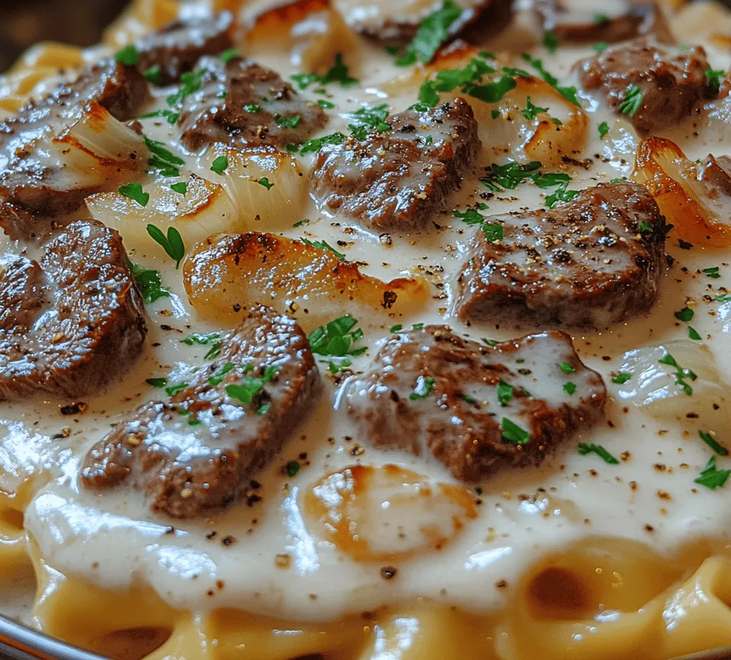 Beef Stroganoff is a timeless dish that has warmed the hearts and stomachs of food lovers for generations. This creamy, savory meal, typically served over egg noodles or rice, embodies the essence of comfort food, making it a go-to choice for both weeknight dinners and special occasions. With its rich flavors and luxurious texture, Beef Stroganoff has become a staple in kitchens around the world, adapting to various culinary traditions while maintaining its classic roots.